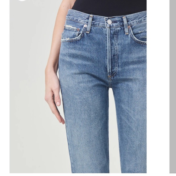 Agolde “Riley” soft denim jeans, SZ 25 - Picture 5 of 13